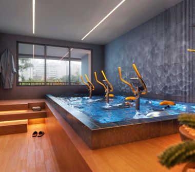 Perspectiva artística endless pool