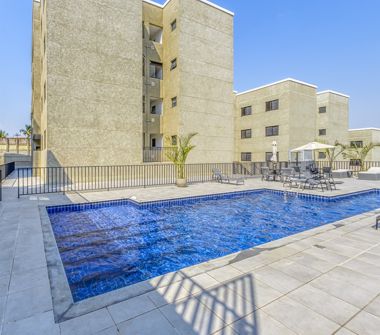 Foto da piscina em outubro de 2020