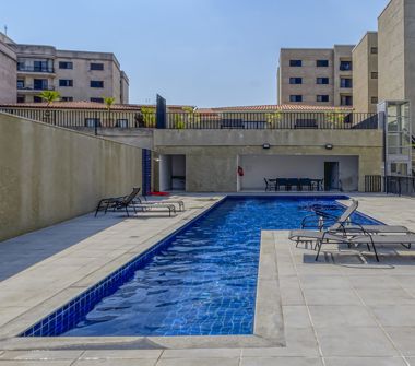 Foto da piscina em outubro de 2020